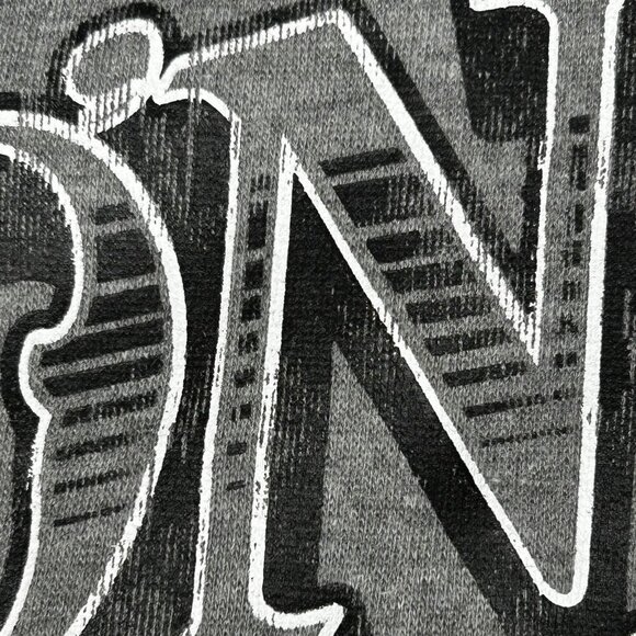 O'Neill Hoodie Mens Extra Large Y2K Gray Sherpa Lined Zip Up Jacket Spell Out - Picture 5 of 15